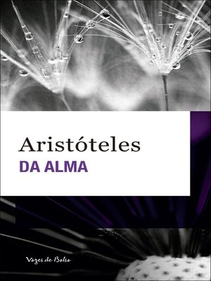 cover image of Da alma--Ed. Bolso